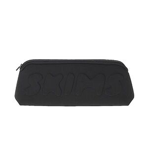 onyx SKIMS neoprene zipper pouch